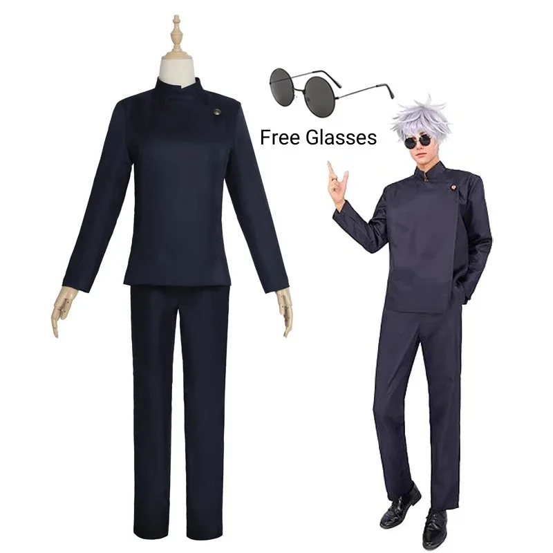 High School Gojo Satoru Geto Suguru Cosplay Costume Uniform for Women Men Jujutsu Kaisen Ieiri Shoko Amanai Riko Cosplay Outfit