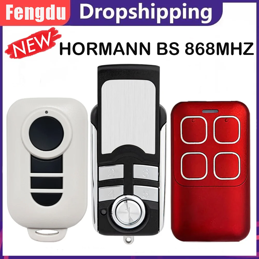 HORMANN Bisecur 868MHZ HSE2 HS4-868-BS HS5-868-BS Wireless Handheld Transmitter Garage Door Command Opener Remote Control