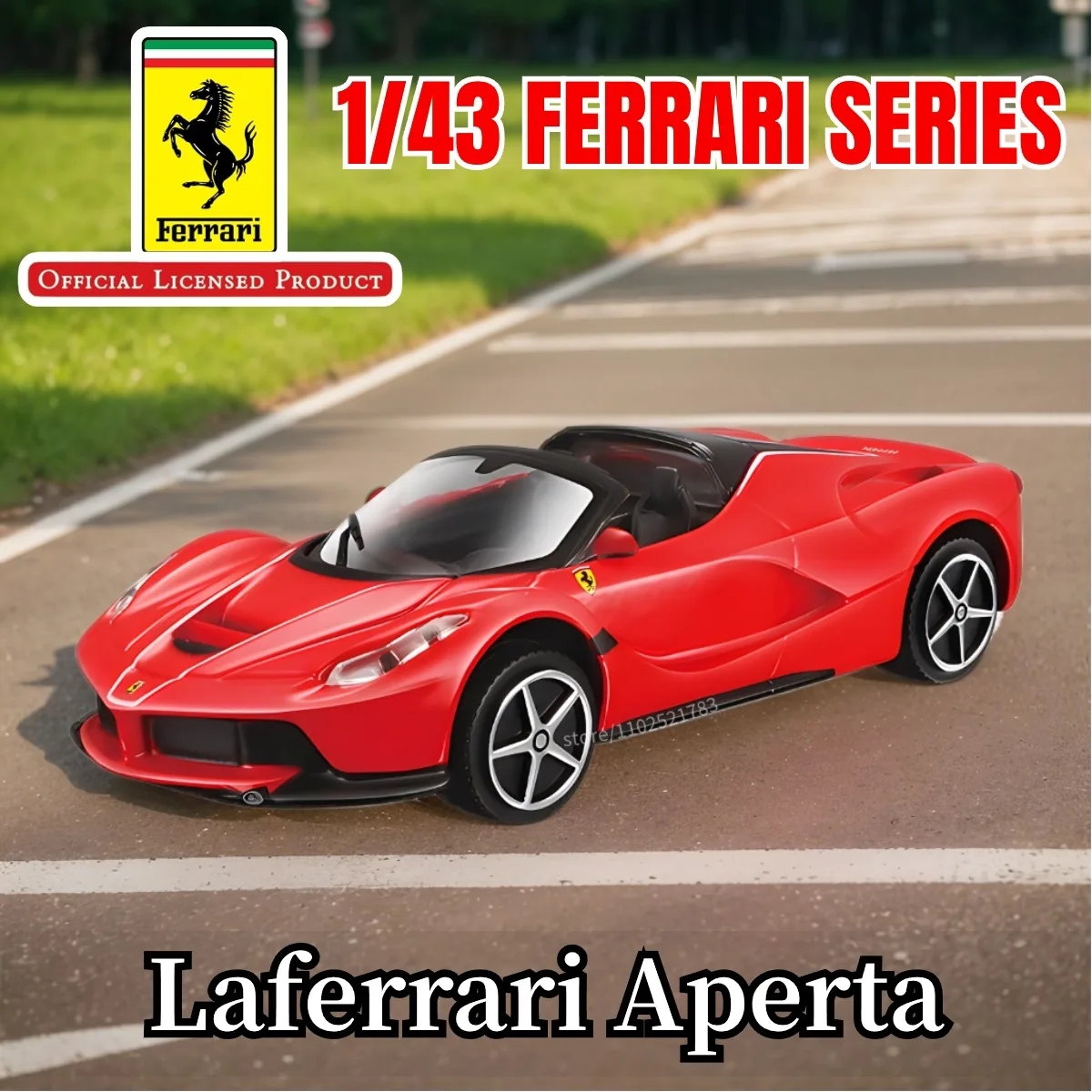 Bburago 1:43 Ferrari Laferrari Aperta Replica Car Model Official License 458 488 Diecast Miniature Art Boutique Xmas Kid Boy Toy