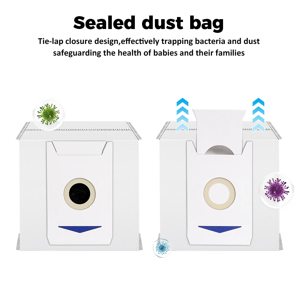 For Ecovacs Deebot T30 Pro Omni/T30 OMNI/YEEDI M12 Pro+/T30 MAX Vacuum Roller Side Brush Mop Cloth Filter Dust Bag Dust Box Part view 5