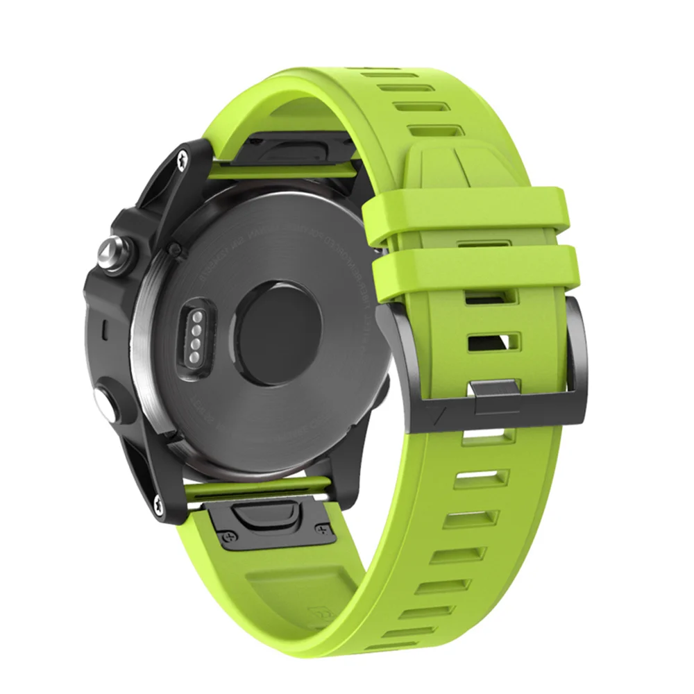 Pulseira de Silicone QuickFit para Garmin Fenix, Pulseira de relógio para smartwatch desportivo, Pulseira 7X, 7 Solar, 6X, 6 Pro, 5, 5X Plus, 3, 3HR, Epix, 22mm, 26mm