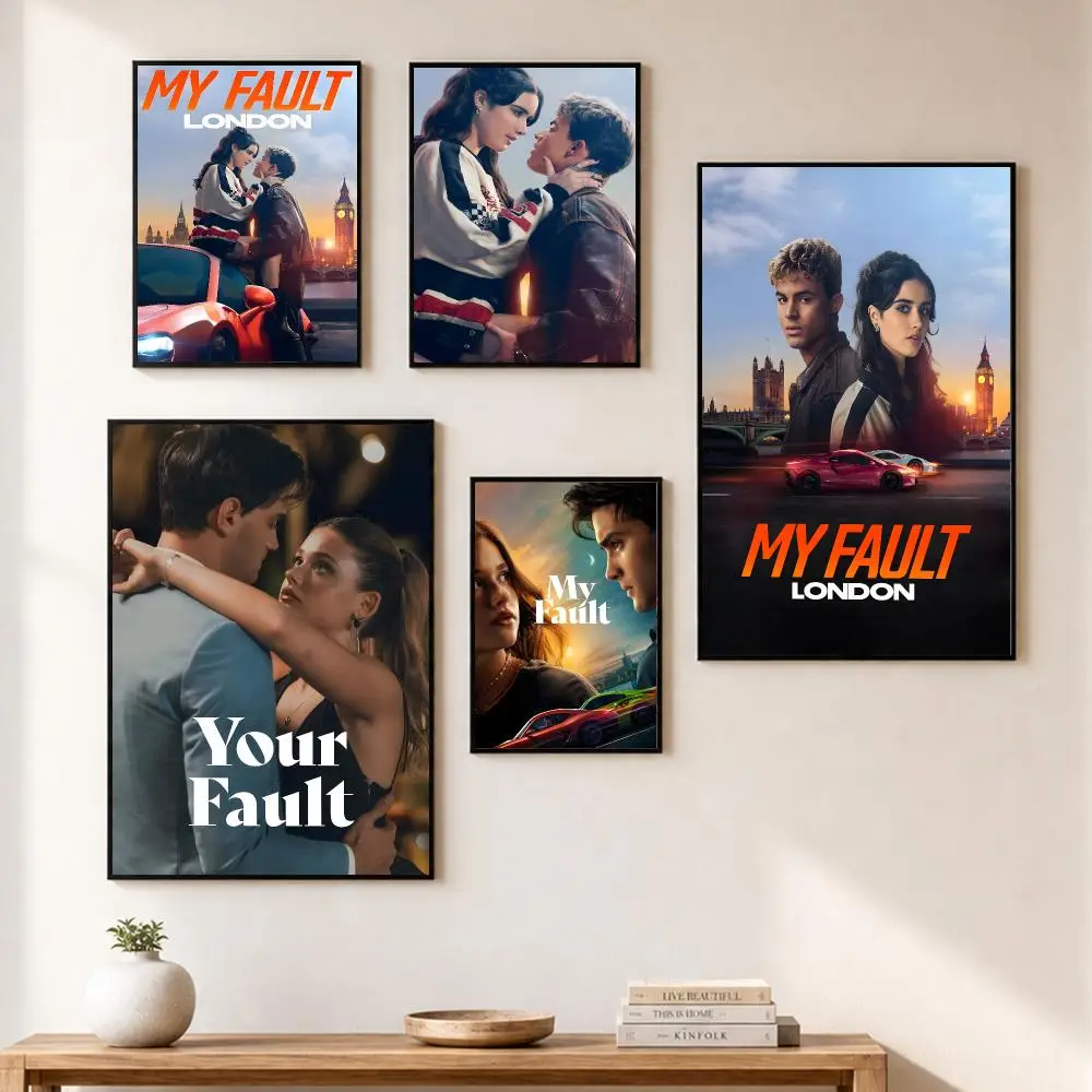 M-My F-Fault Film Poster Self-adhesive Wall Mural Art Waterproof Sticker For Bar Room Decor High Quality Print Gift