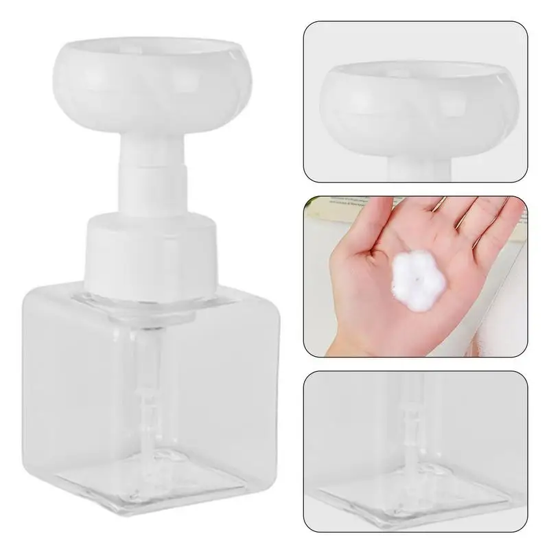 Flower Shaped Foam Dispenser Flower Shape Hand Soap Foam Hand Dispenser Flower Stamp Dispenser Foaming Soap Dispenser For Kids