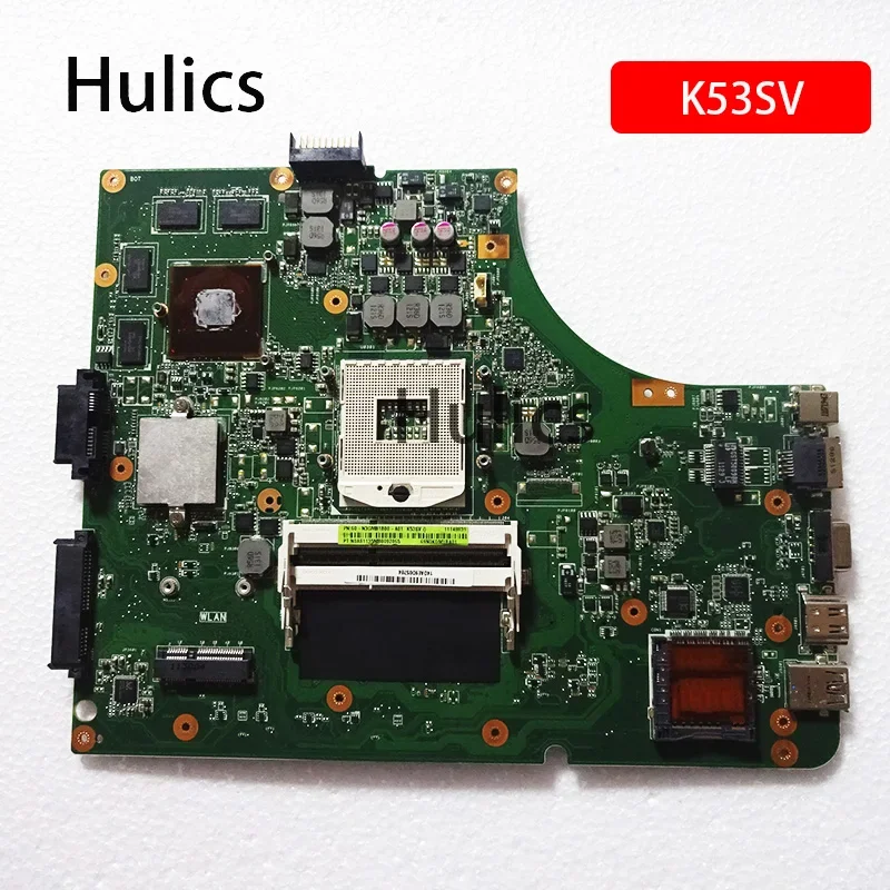 Hulics Used K53SV Mainboard For Asus  A53S K53S K53SC K53SM Laptop Motherboard 2GB BOARD Main Board