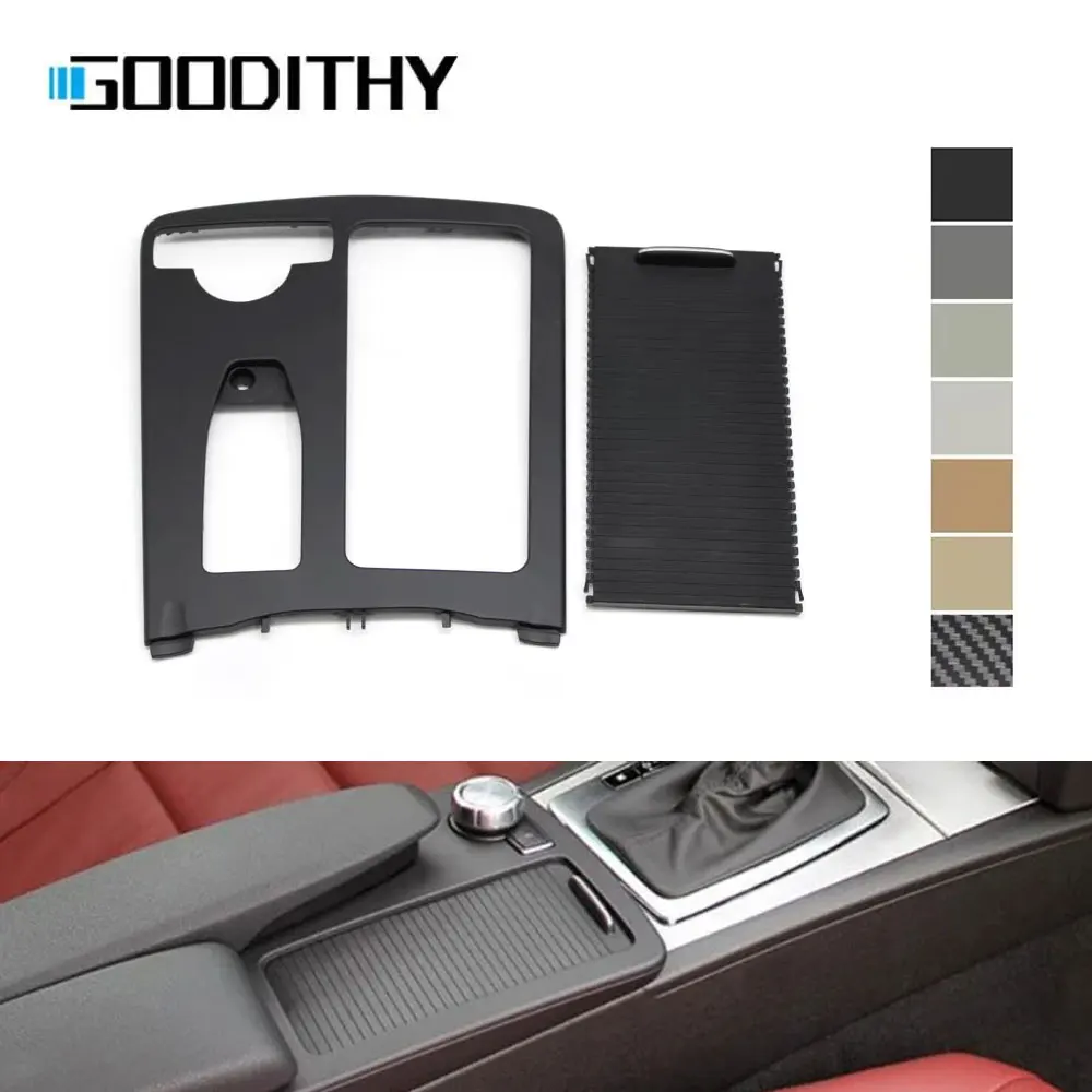 

Car Accessories Center Console Cup Holder Cover Shutter Outer Frame Panel For BENZ W204 C C180 C200 C220 E W207 W212 E260 E300