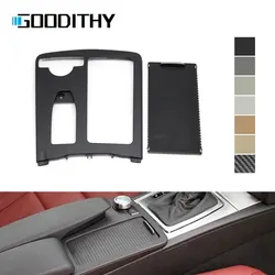 Car Accessories Center Console Cup Holder Cover Shutter Outer Frame Panel For BENZ W204 C C180 C200 C220 E W207 W212 E260 E300