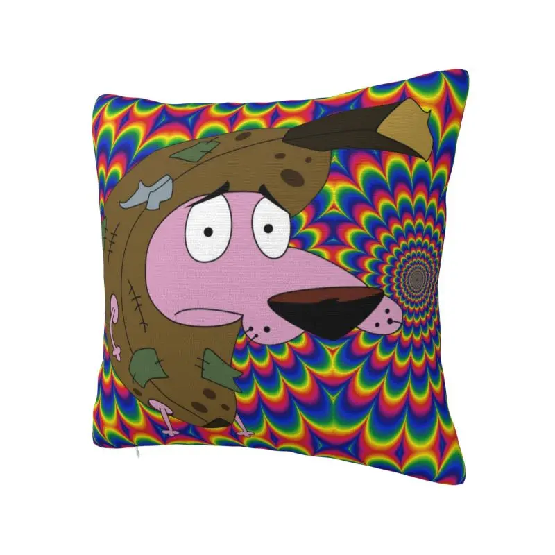 Custom C-Courage In His Banana Cushion Cover Decoration Print Throw Pillow Case for Living Room Two Side