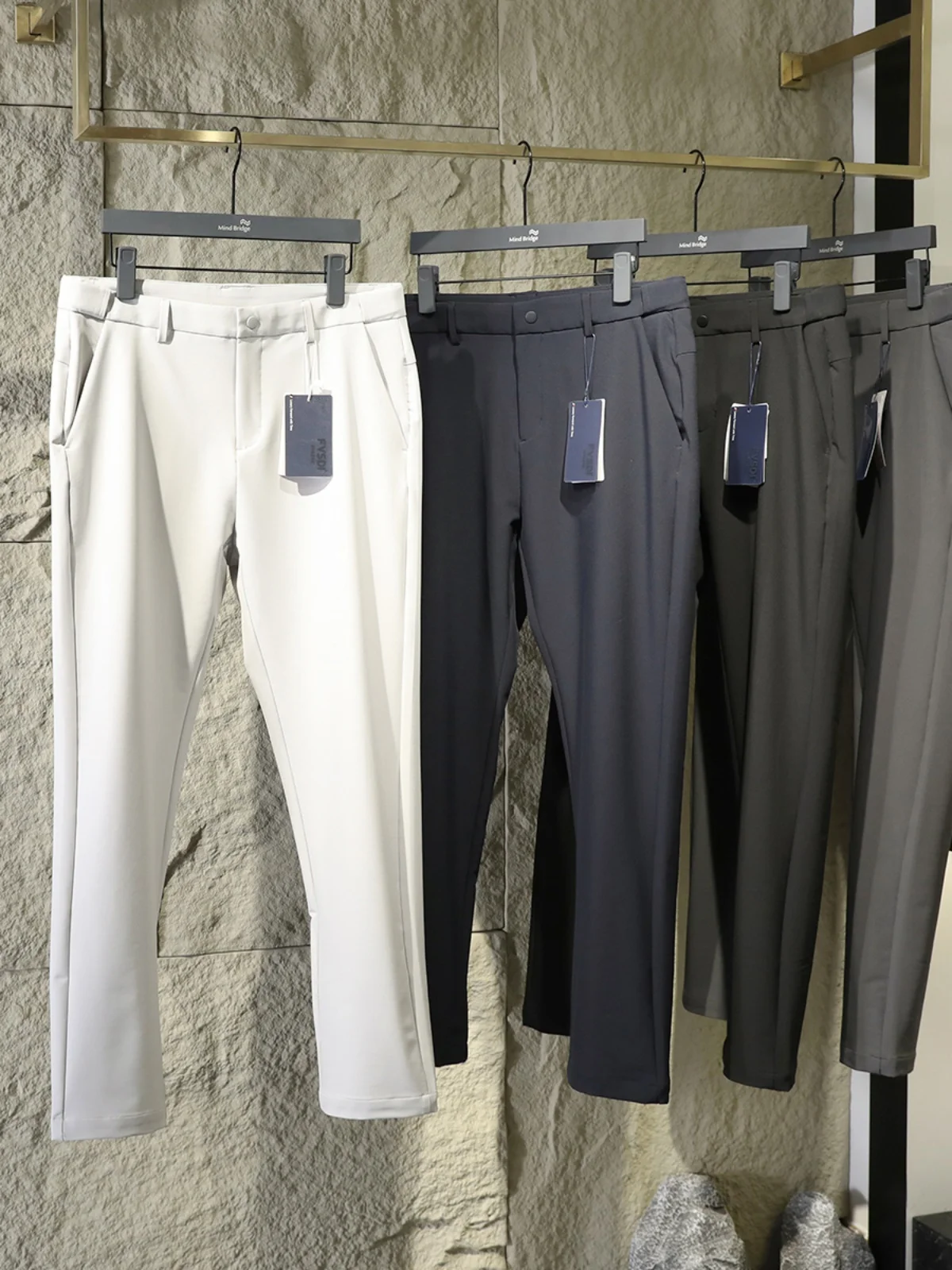 

Function Series Lightweight High Elastic Breathable Spla Proof 3D Tailored Spring Autumn Men's Outdoor Casual Pants