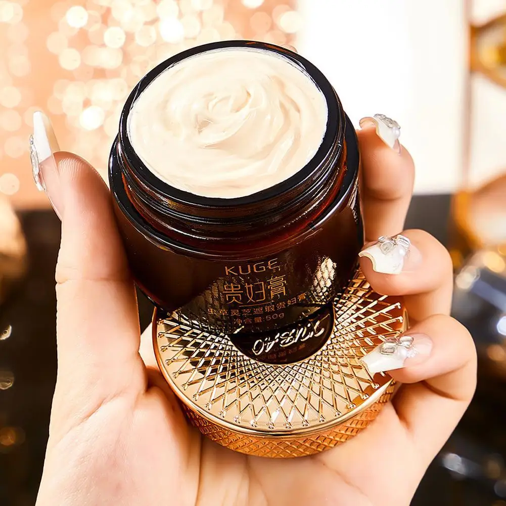 

50g High-end Ganoderma Lucidum Face Cream Freckle Remove Brightening Lucidum Cream Anti-aging Repair Cream Moisturizing