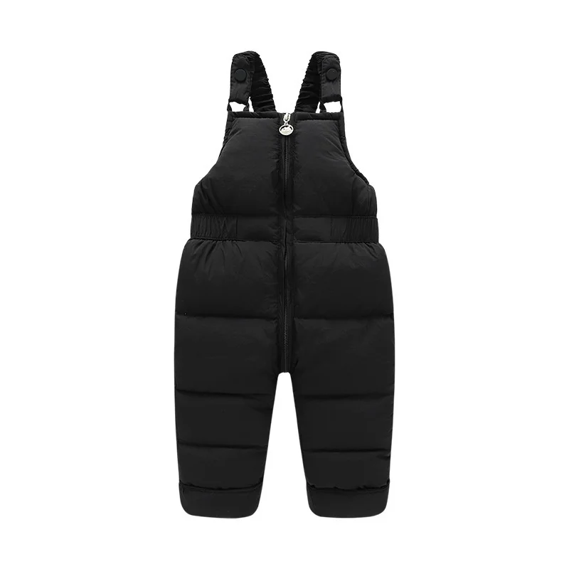 Children Warm Overalls Girls Thick Pants Baby Autumn Winter New Boys Jumpsuit 1-5 Years High Quality Kids Ski Down Overalls