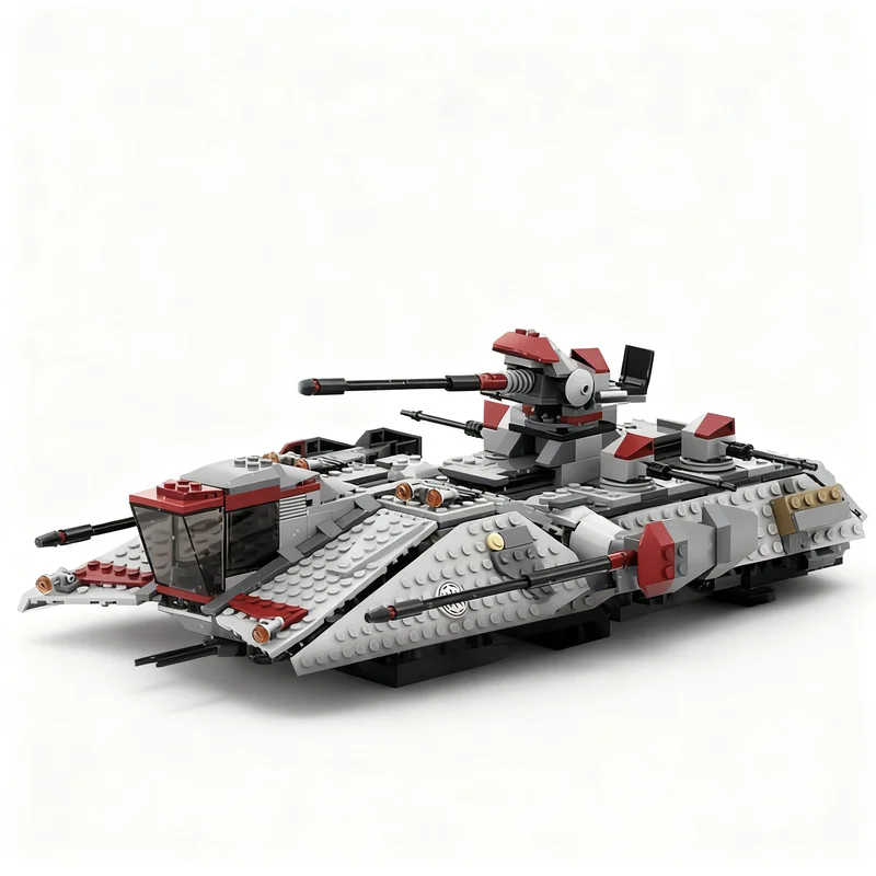 

1012PCS Compact Assault Transport Space Military MOC UT-AT Battle Puzzles Architecture Birthday Assembly Christmas Gift Kids Age