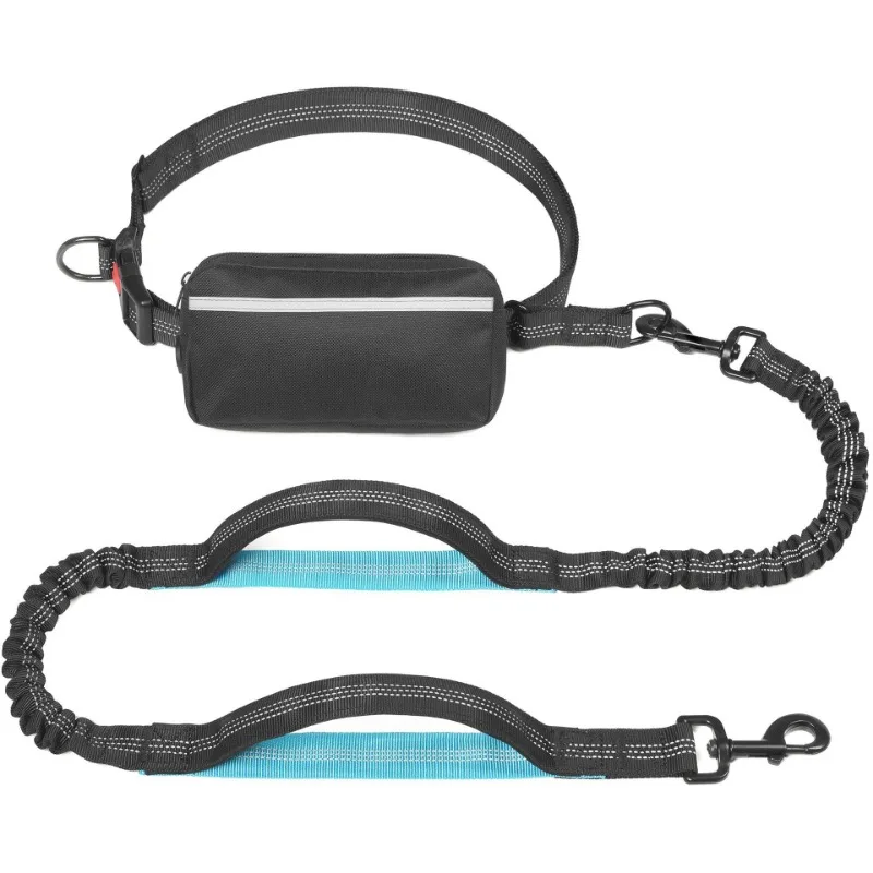 

Multi-functional waist bag pet set, dog walking and running, nylon reflective dog telescopic leash