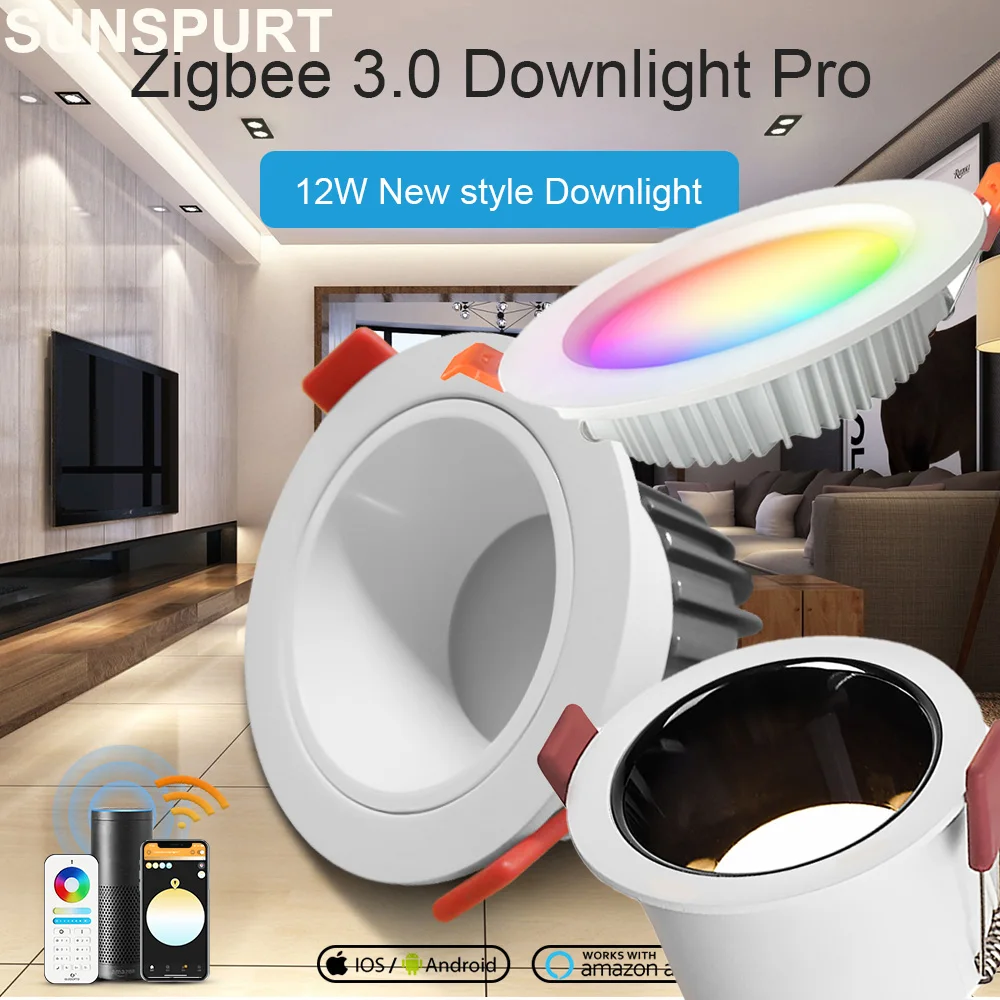 

Zigbee 3,0 светодиодная трубка 6/12 Вт IP54 водонепроницаемый затемнение цветовая температура RGBCW внутреннее освещение гостиная кухня коридор ванная комната