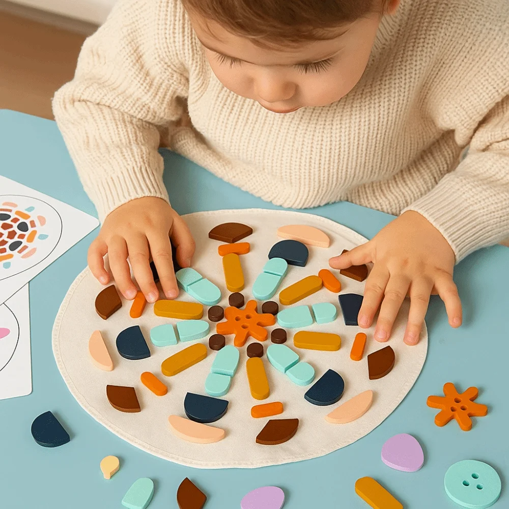 Puzzle de forme géométrique en bois, jouet éducatif Montessori en forme de couleur, pensée logique, blocs de construction de forme géométrique 3D