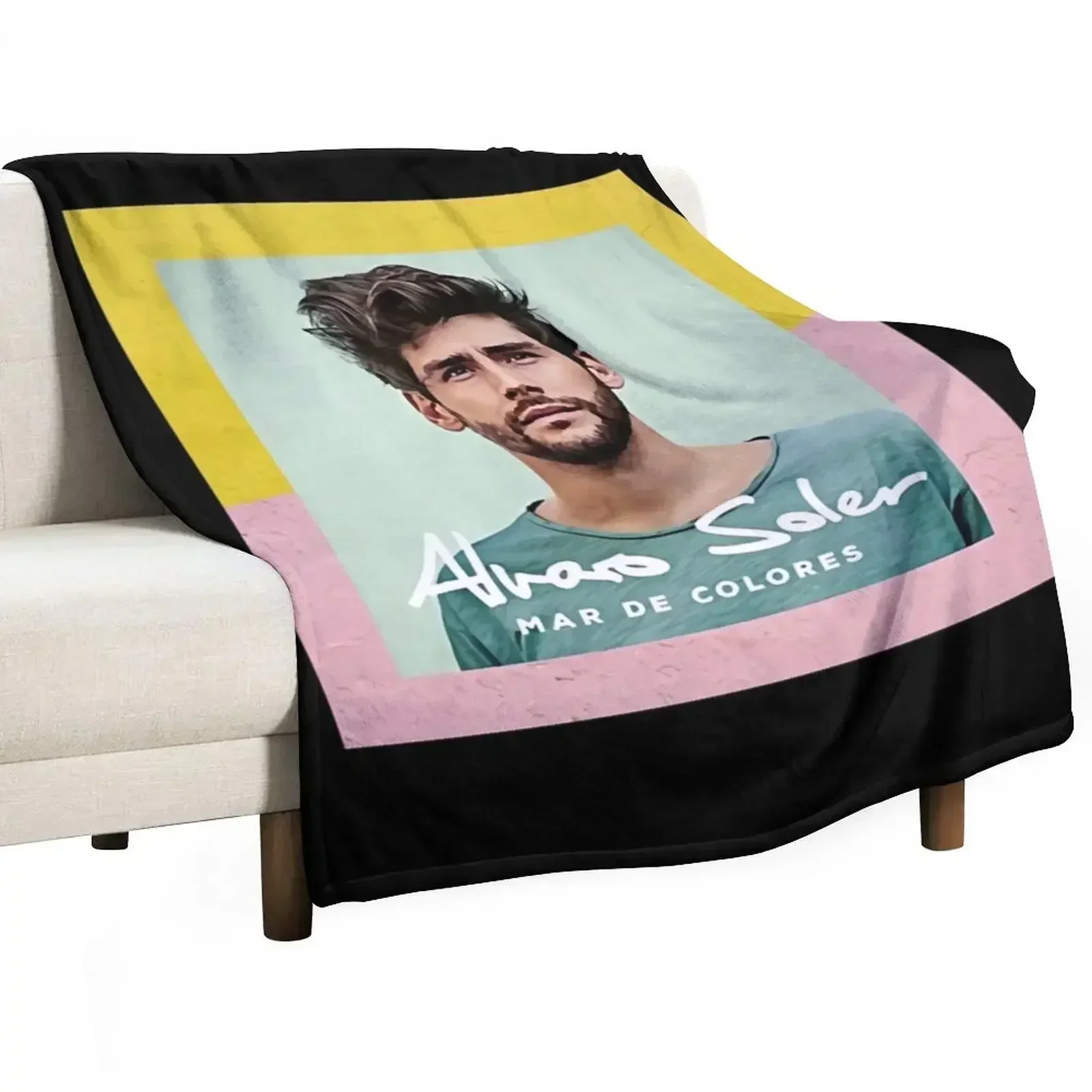 

Alvaro Soler - Mar De Colores Throw Blanket decorative Giant Sofa Soft Beds Personalized Gift Blankets