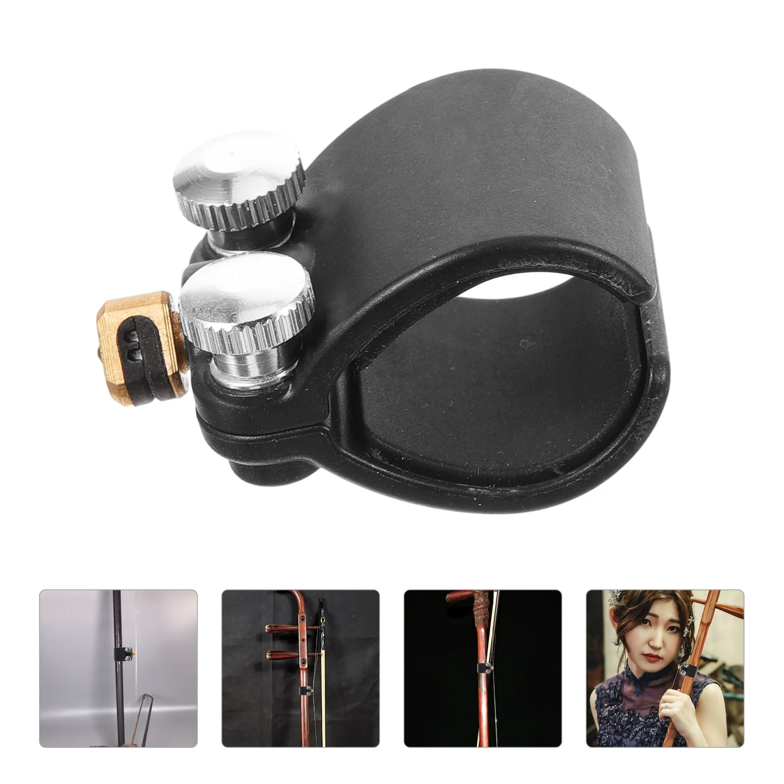 

Erhu Fine Tuner Adjustable Strong Structure String Adjuster Portable Erhu Tool Perfect for Music Supplies String Tune Adjuster