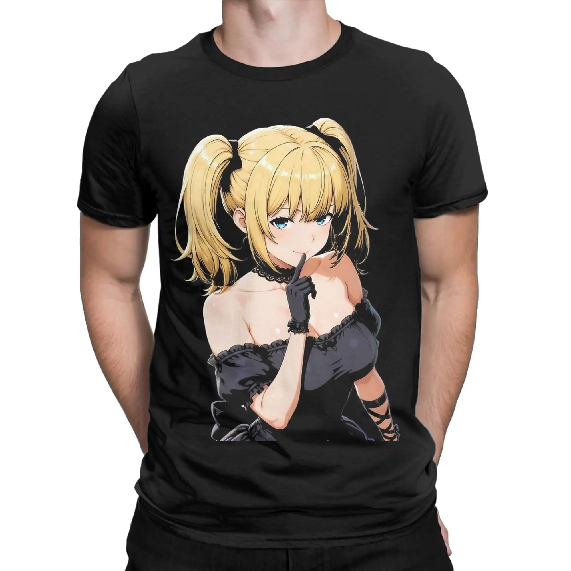 Mannen T-shirt Grok Ani Sticker Waifu anime T-shirts hipster zomer tee shirt esthetische casual katoenen kleding verjaardagscadeau