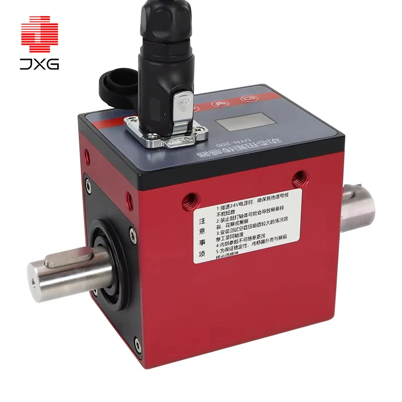 Dynamic Rotary Torque Sensor 0.5-2000Nm High-Precision | OLED Display for Motor Power Analysis