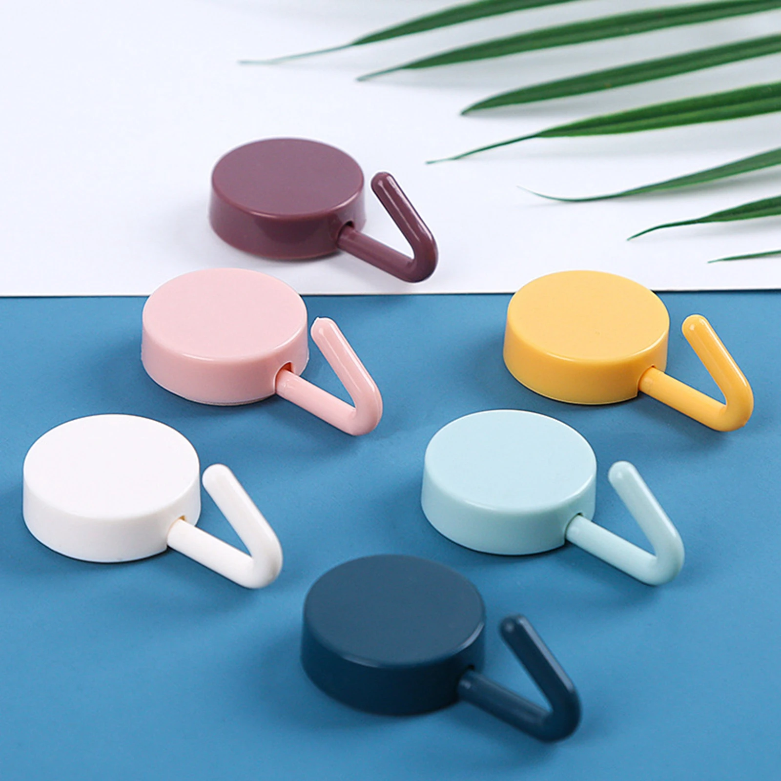 Innovativo appendiabiti autoadesivo appendiabiti carino appendiabiti da parete per soggiorno gancio per porta Decor Bag Keys Cloth Sticky Holder