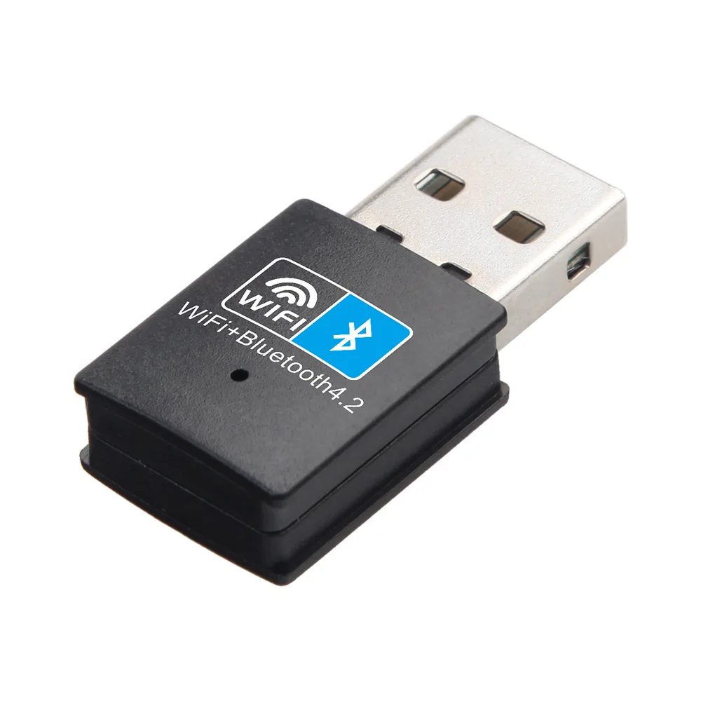 Adaptador USB WiFi Bluetooth, tarjeta de red WiFi 150G, receptor Wlan inalámbrico, controlador gratis para PC, portátil, WIN 2,4, 8/10 Mbps, 2 en 1