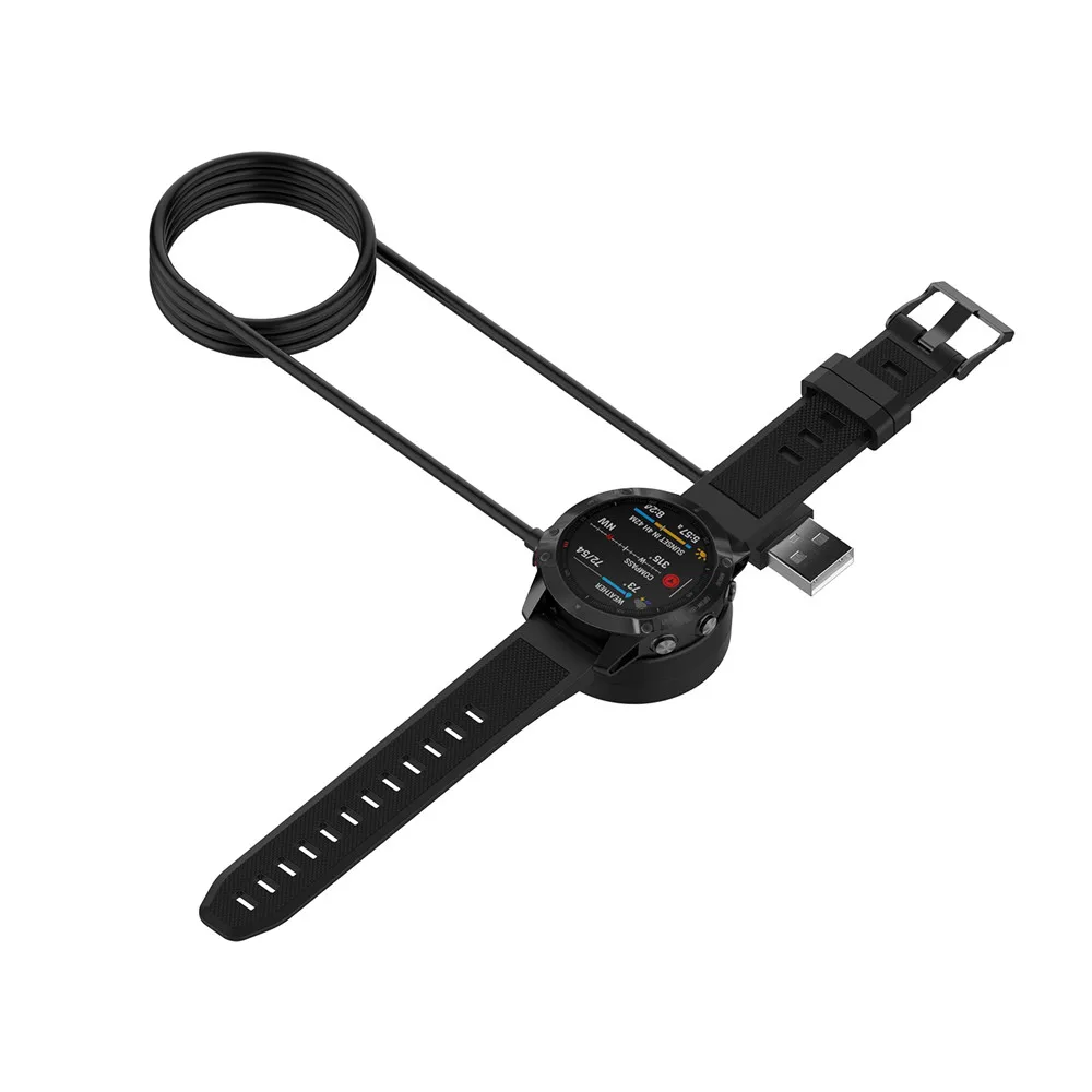 BEHUA 1m USB-Ladekabel für Garmin Fenix 5/5S/5X Plus/6/6S/6X/Vivoactive 3/Forerunner 245 645 935 945 158 – Detail 8