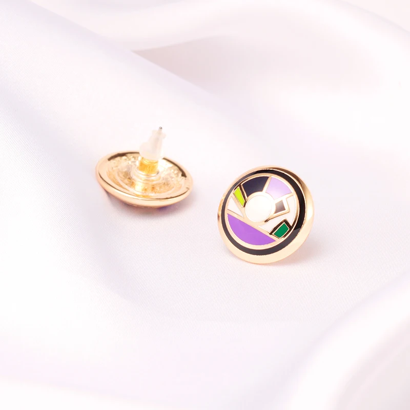 R&X Sets Stainless Steel Enamel Necklace Stud Earrings Fashion  Gold Silver Plated Earrings Necklace Set Wedding Accessories