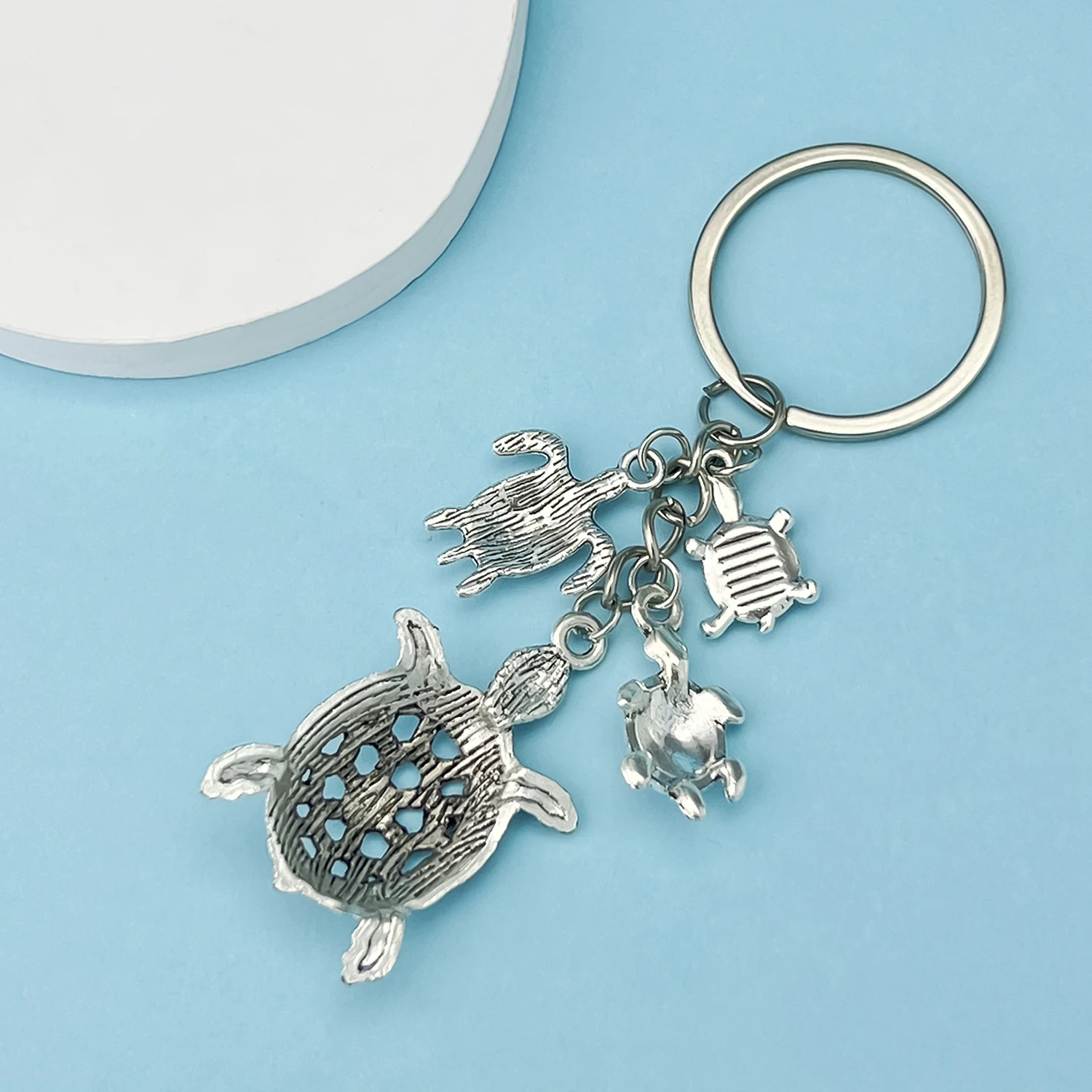 1pc Marine Organism Sea Turtle Keychain For Men Car Bag Key Decoration Accessories Perfect for Gifting and Everyday Use