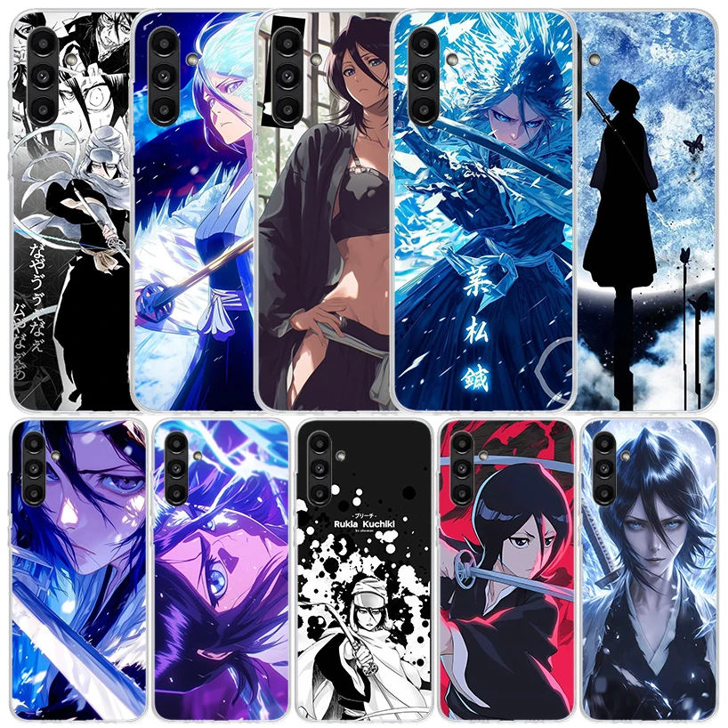 Bleach Kuchiki Rukia Cover for Samsung Galaxy A17 A37 A57 A16 A26 A36 A56 A15 A14 A55 Phone Case A13 A53 A25 A35 A24 A34 A23 A33