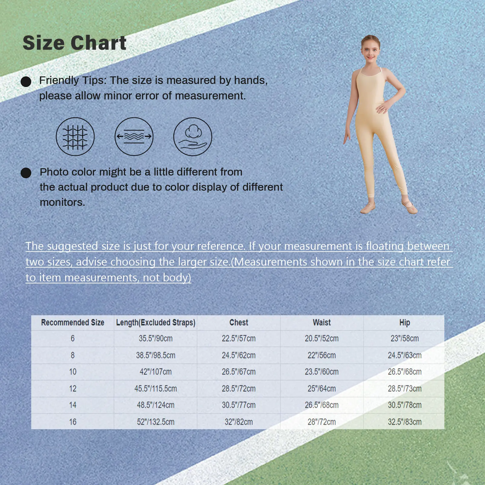 أطفال بنات الباليه الرقص الجمباز يوتار راقصة الباليه اليوغا التدريب ارتداءها قابل للتعديل السباغيتي الأشرطة كامل الجسم Unitards #6