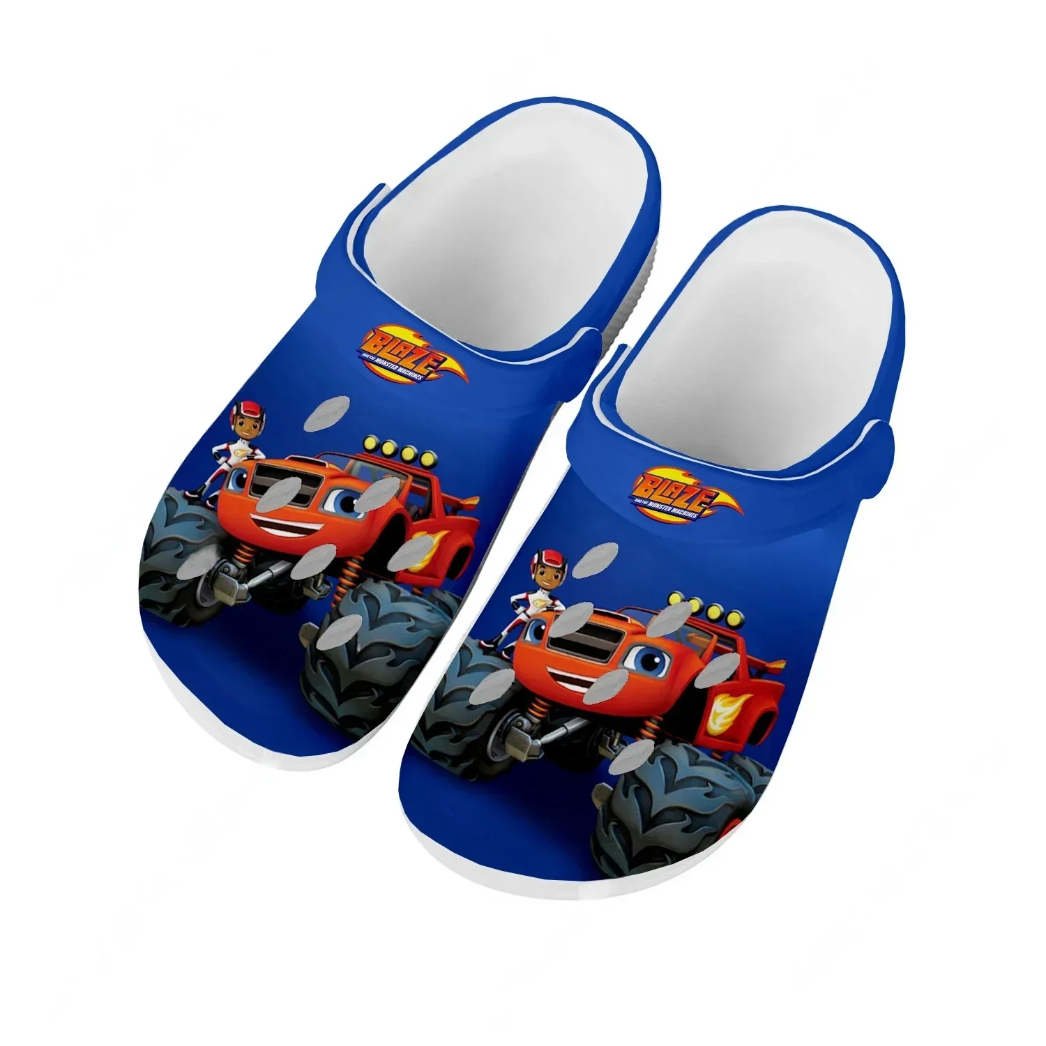

Blaze and the Monster Machines Sandals Men Women Teenager Fashion Water Shoes Garden Breathable Beach Custom Slippers