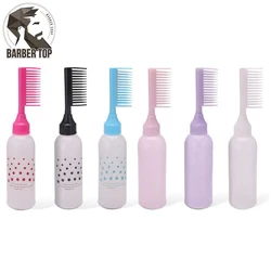 170ml Hair Dye Applicator Bottles Plastic Shampoo Bottle Hair Coloring Smudge Tool Hairdressing Supplies