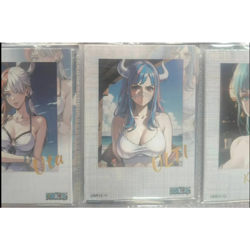 Japanse Anime Een Stuk Perona Nojiko Nefertari D. Vivi Nico Robin Collectible Kaarten Kerst Verjaardagscadeautjes Kinderspeelgoed