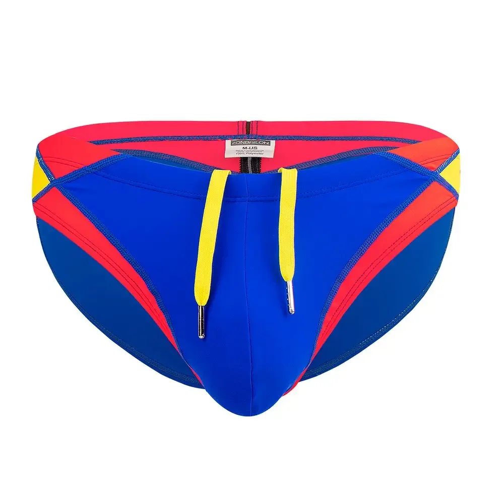 

Jinshi Mens Swimming Briefs Big Pouch Bikini Drawstring Swimsuits Swimsuit Sexy Low Rise Swim Briefs