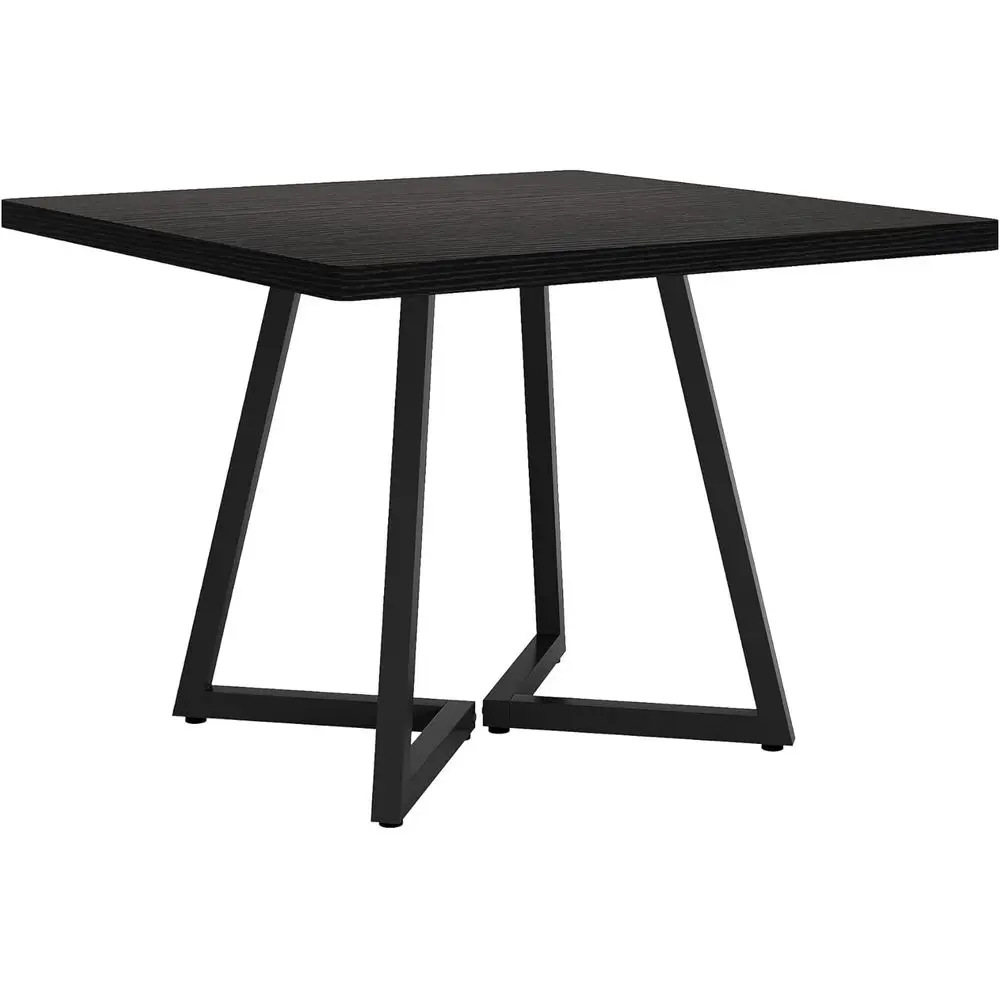 31.5" Square Conerence Table, Small Wooden Meeting Table or 2-4 People, Compact Oice Table or Small Spaces, Seminar Room