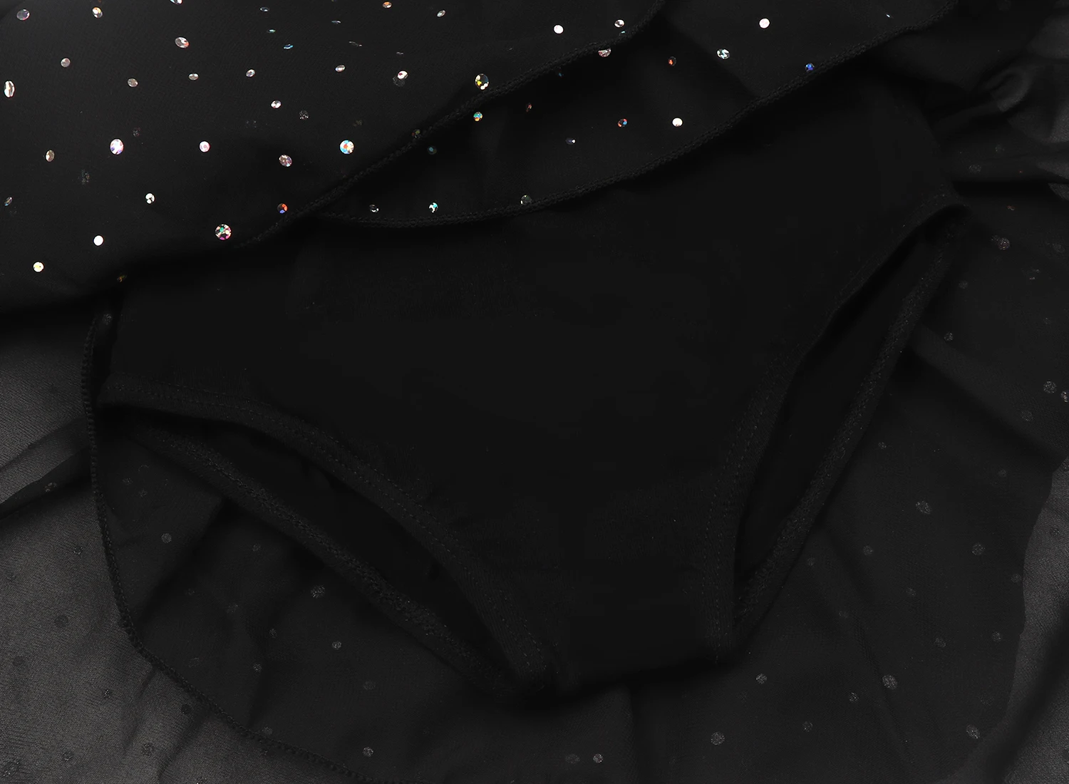 Glitzer-Trikots für Mädchen für Ballett, Tanzkleid mit Tutu-Rock, Rüschenärmel, Ballett-Trikot, Performance-Kleidung – Detail 37