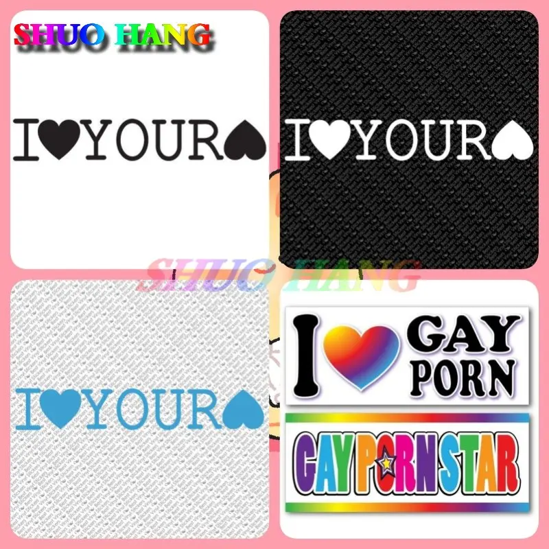 I LOVE YOUR ASS - SEXY HOT GIRL BUTT GAY PORN -I LOVE GAY PORN PORNSTAR Adult FUNNY Novelty VINYL DECAL CAR STICKER PVC