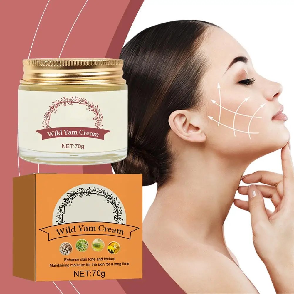 Wild Yam Cream Moisturizing Face Lift Skin Firming Formula Cream Mild Cream Moisturizing Yam Anti-aging Tightening Lifting A3O4