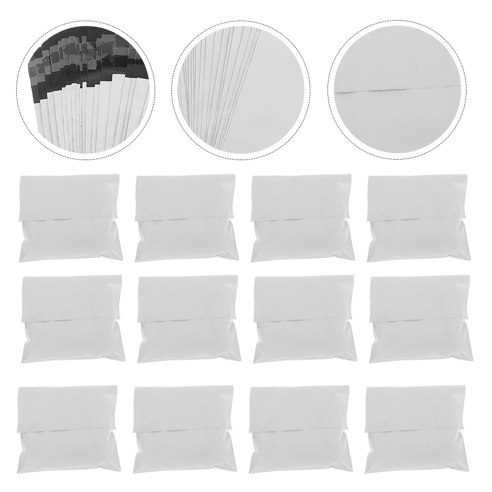 

100 Pcs Waterproof Express Bag Plastic Envelopes with Closure Package Bags Packaging Shipping Pouches Mailer