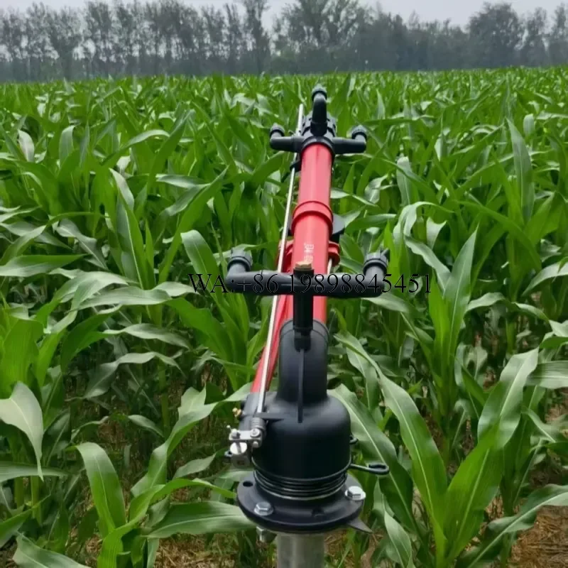 WMWMNU Metal Multi-nozzle Sprinkler Head with Bracket for Garden Irrigation Farm Greenhouse Use Connects to Water Hose