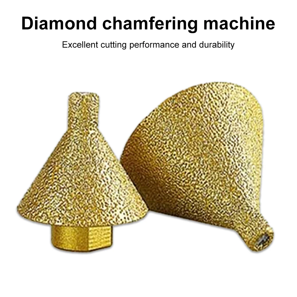 M10 M14 Diamond Chamfer Core Drill Bit Enlarged Hole Beveling Grinding tools 50mm for Granite Marble Tiles Stone Cutting Carve ﻿