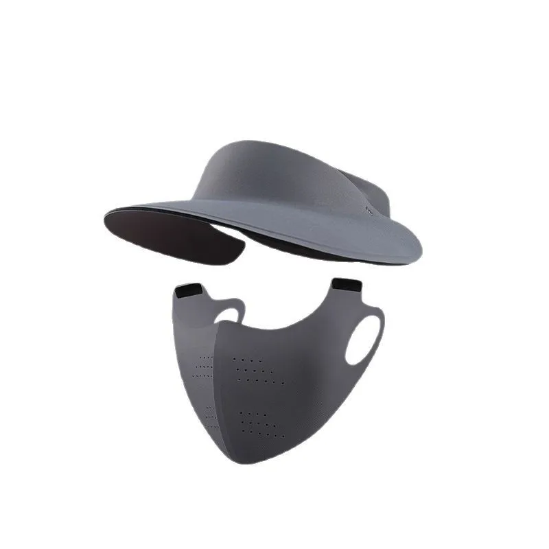 Picture 6: Three-in-One Sunscreen Mask with Detachable Full-Face Cycling Cap for Women, Scarless Bascinet Mask