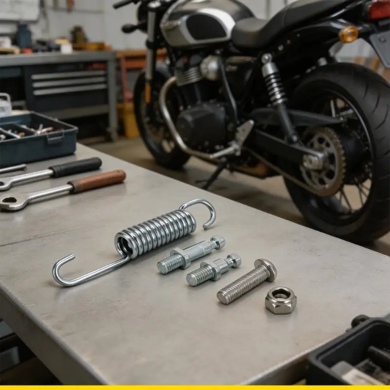 SZCH Sturdy Motorcycle Side Stand Kickstand Springs for Sur Ron X S Bikes Easy Installation Without Special Tools Required