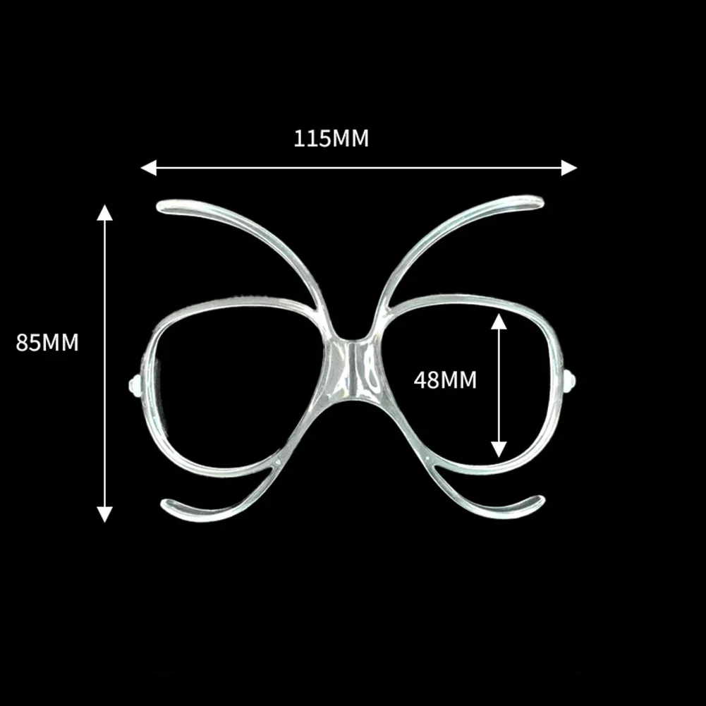 1pc Skiing-Goggles Myopia Inner Frame PC Fixed/adjustable Version Glasses Insert Optical Adaptor Myopia Prescription Frame
