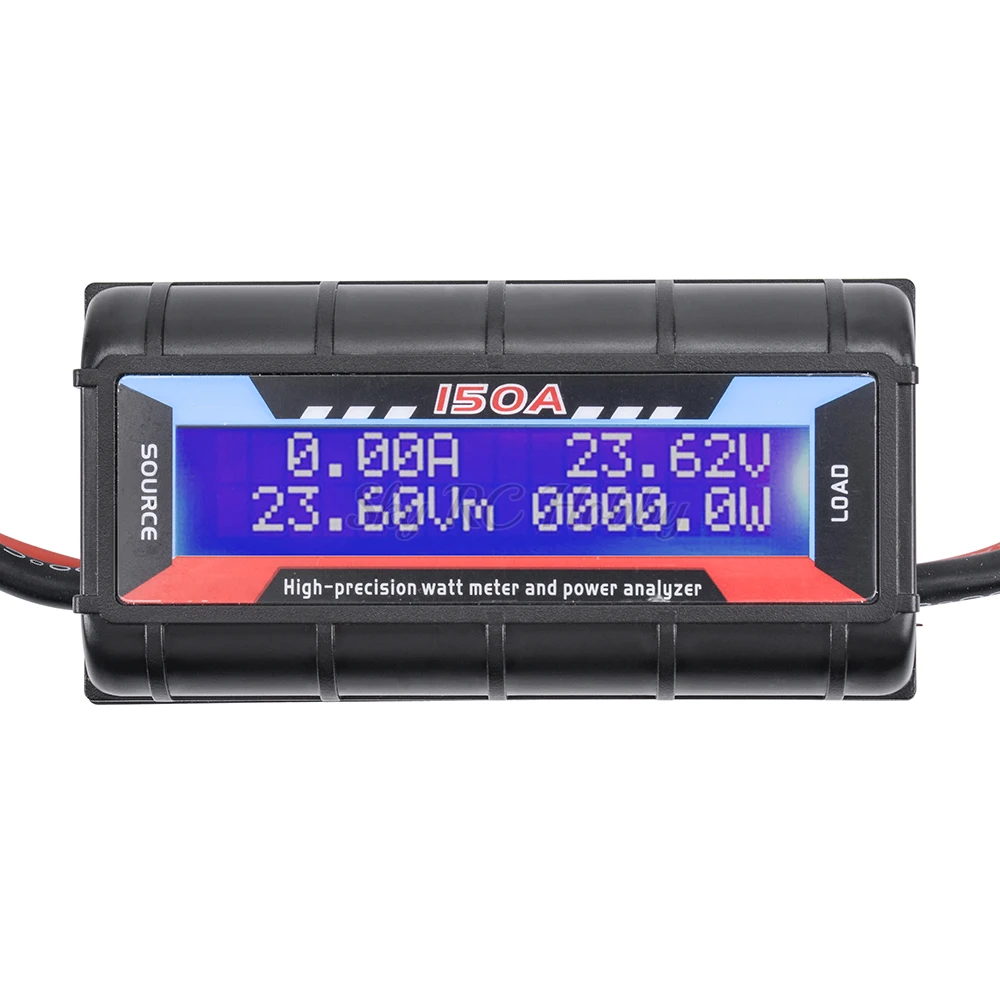 RC 150A / 200A High Precision Watt Meter and Power Analyzer w/ Backlight LCD For Quadcopter Parts