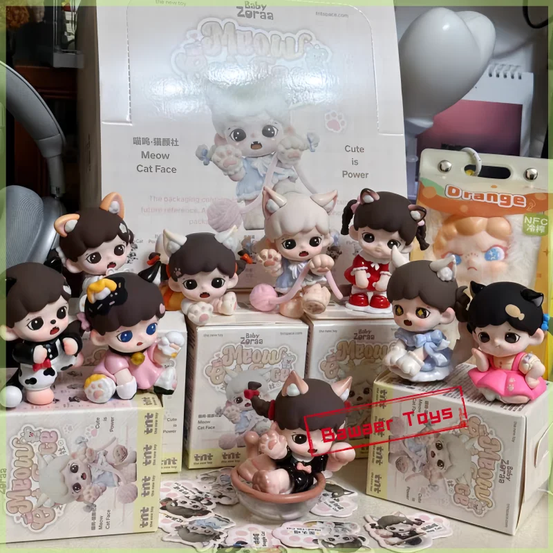 

Подлинная Z филона Miao Wu Cat Beauty Society, мини-серия, модная слепая коробка, фигурки, коллекция, украшение для настольного автомобиля, подарок на день рождения