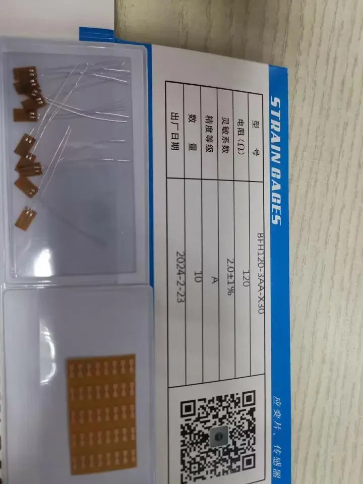 10 Stuks Folie Weerstand Rekstrookjes/Kamertemperatuur Rekmeter 120 Ohm 3/4/5aa