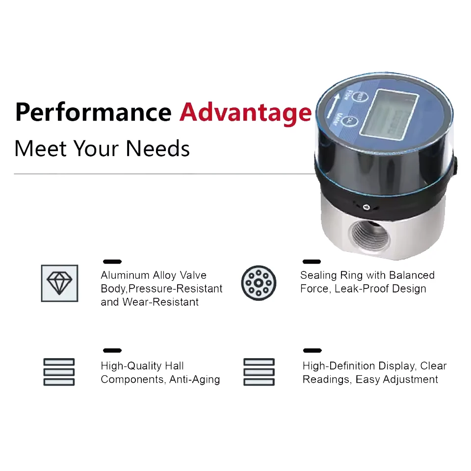 G1/2 Digital Oval Gear Fuel Flow Meter High Precision Liquid Flowmeter RS485 Modbus Hall Water Flow Sensor for Diesel Petrol