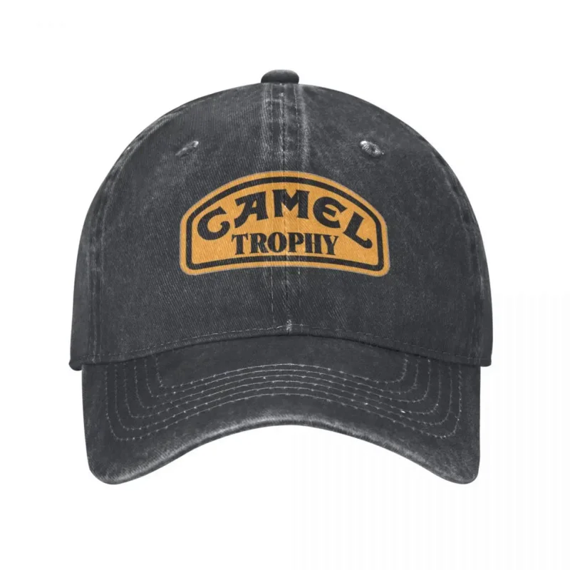 Camel Trophy Washed Baseball Cap Classic Logo Streetwear Trucker Hat Summer Man Rock Print Baseball Caps