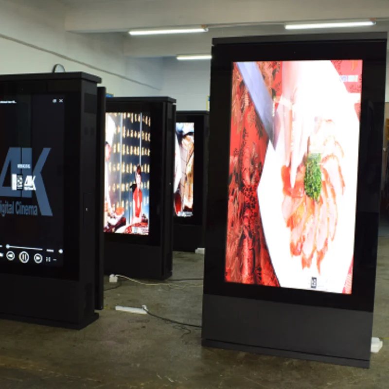 Quiosques de publicidade, equipamento de jogo, parede interna, sinalização digital, quiosque montado, totem, tela sensível ao toque LCD