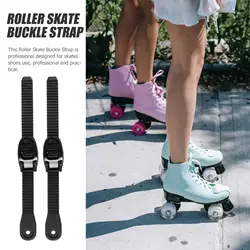 2 Sets Roller Skating Straps Fixing Buckle Straps Skate Shoe Laces Buckle Straps Universal Adjust Buckle Straps Skate Accessory
